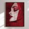 Luxury framed art - Scarlet Serenity