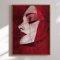 Luxury framed art - Scarlet Serenity