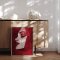 Luxury framed art - Scarlet Serenity