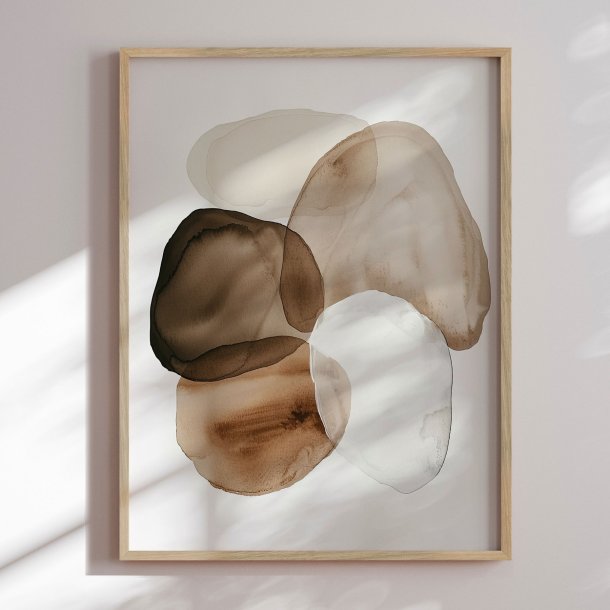 Luxury framed art - Sand & Stone