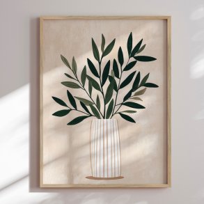 Luksus indramning - Olive Vase