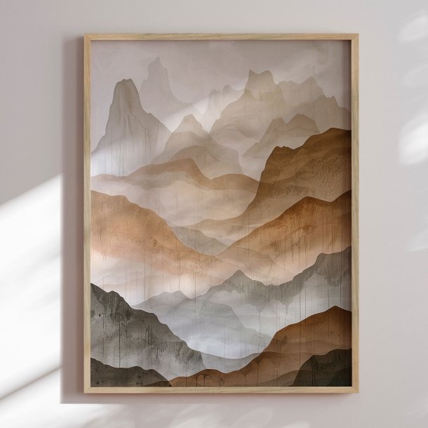 Luxury framed art - Silent Valleys