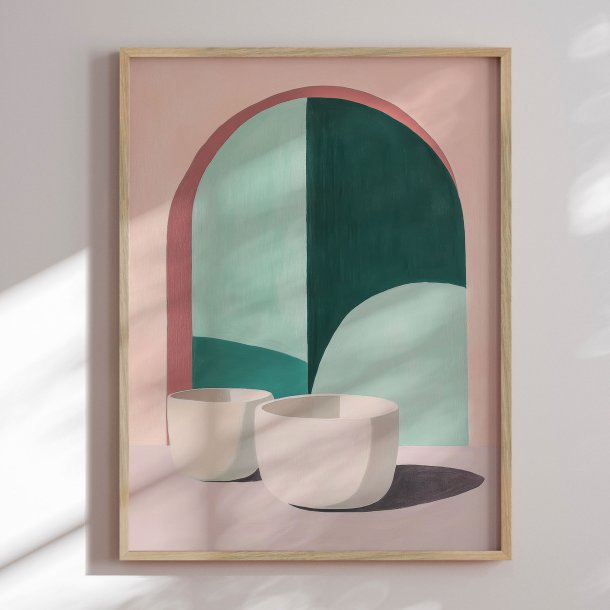 Luxury framed art - Blush & Balance
