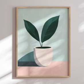 Luksus indramning - Pastel Botanica