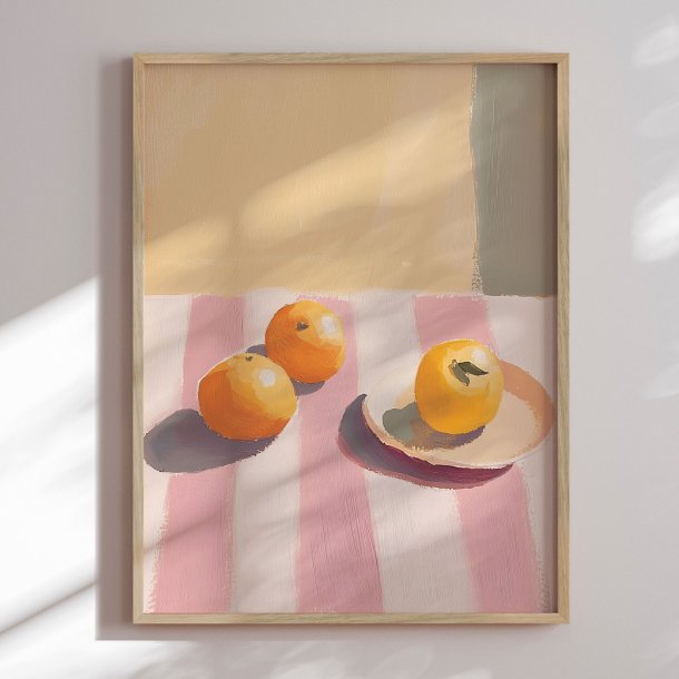 Luxury framed art - Striped & Juicy