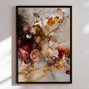 Handmade painting with black frame - Colorful Concert