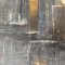 Hndlavet maleri med sort ramme - City Skyline II - Mixed media