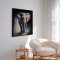 Handmade panting in frame - Colorful Elephant - Mixed media