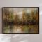 Handmade painting with a frame - Mystique Woods - Mixed media