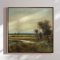 Handmade painting with frame - Romantic Field II - Mixed media
