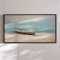 Handmade painting with frame - Lovely Boat II - Mixed media