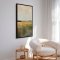 Handmade painting with a frame - Abstract Field - Mixed media