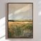 Handmade painting with a frame - Abstract Field - Mixed media