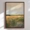 Handmade painting with a frame - Abstract Field - Mixed media