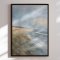 Handmade painting with a frame - Summer Waves - Mixed media
