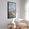 Handmade painting with a frame - Summer Waves - Mixed media