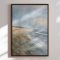 Handmade painting with a frame - Summer Waves - Mixed media