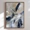 Handmade panting in a frame - Midnight Whispers - Mixed media