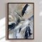 Handmade panting in a frame - Midnight Whispers - Mixed media