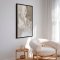 Handmade panting in a frame - Shades of Silence - Mixed media