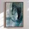 Handmade panting in a frame - Oceanic Layers - Mixed media