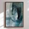 Handmade panting in a frame - Oceanic Layers - Mixed media