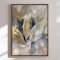 Handmade panting in a frame - Whispering Leaves - Mixed media