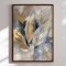 Handmade panting in a frame - Whispering Leaves - Mixed media