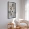 Handmade panting in a frame - Delicate Harmony - Mixed media