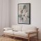 Handmade panting in a frame - Delicate Harmony - Mixed media