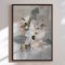 Handmade panting in a frame - Delicate Harmony - Mixed media