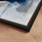 Handmade panting in a frame - Midnight Currents - Mixed media