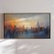 Handmade panting - Urban Sunset - Mixed media