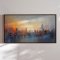 Handmade panting - Urban Sunset - Mixed media