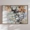 Handmade panting in a frame - Contemporary Water III - Mixed media