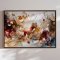 Handmade panting in a frame - Colorful Concert III - Mixed media