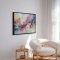 Handmade panting in a frame - Colorful Explosion III - Mixed media
