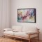 Handmade panting in a frame - Colorful Explosion III - Mixed media
