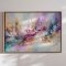 Handmade panting in a frame - Colorful Explosion III - Mixed media