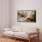 Handmade panting in frame - Brown Feeling - Mixed media