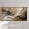 Handmade panting in frame - Brown Feeling - Mixed media
