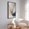 Handmade panting in a frame - Veil of Silence - Mixed media