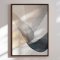 Handmade panting in a frame - Veil of Silence - Mixed media