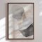 Handmade panting in a frame - Noir Bloom - Mixed media