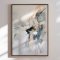 Handmade panting in a frame - Traced by Light - Mixed media