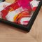 Handmade panting in frame - Red Emotions - Mixed media