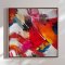 Handmade panting in frame - Red Emotions - Mixed media