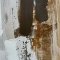 H�ndlavet maleri med ramme - Beige Serenity - Mixed media