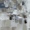 H�ndlavet maleri med ramme - Ivory Structures - Mixed media