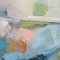 Handmade painting with black frame - Northern Calm - Mixed media
